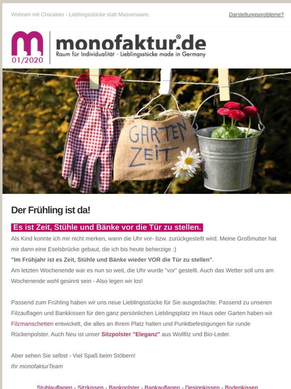 Neues von monofaktur GmbH
