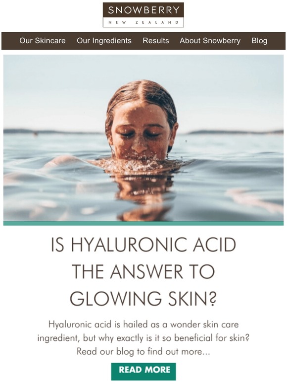 Is Hylauronic Acid The Answer To Glowing Skin?