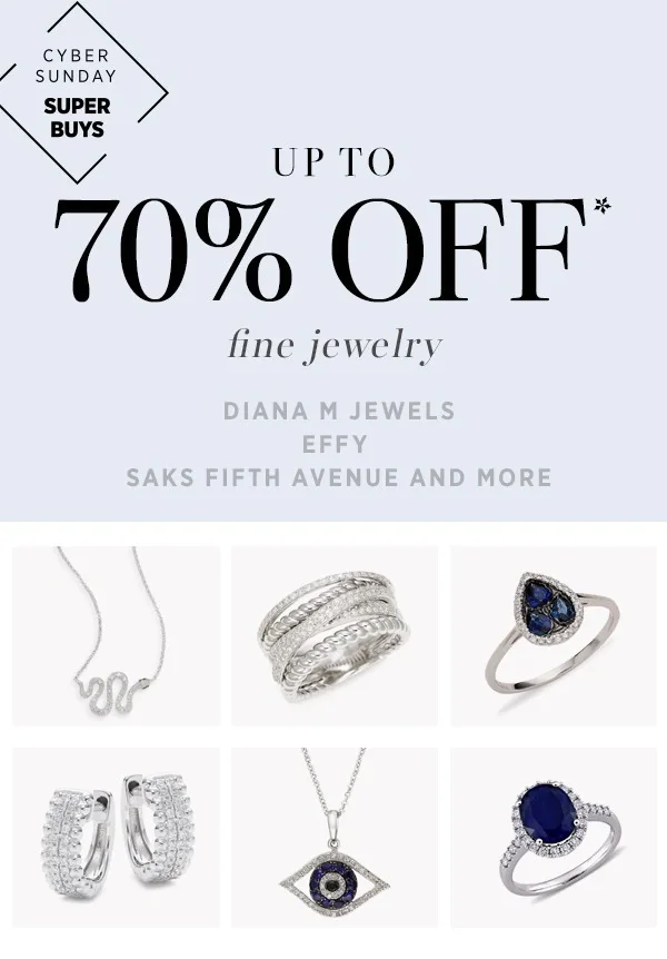 Saks Off 5th Up to 70% OFF + 10% OFF fine jewelry
