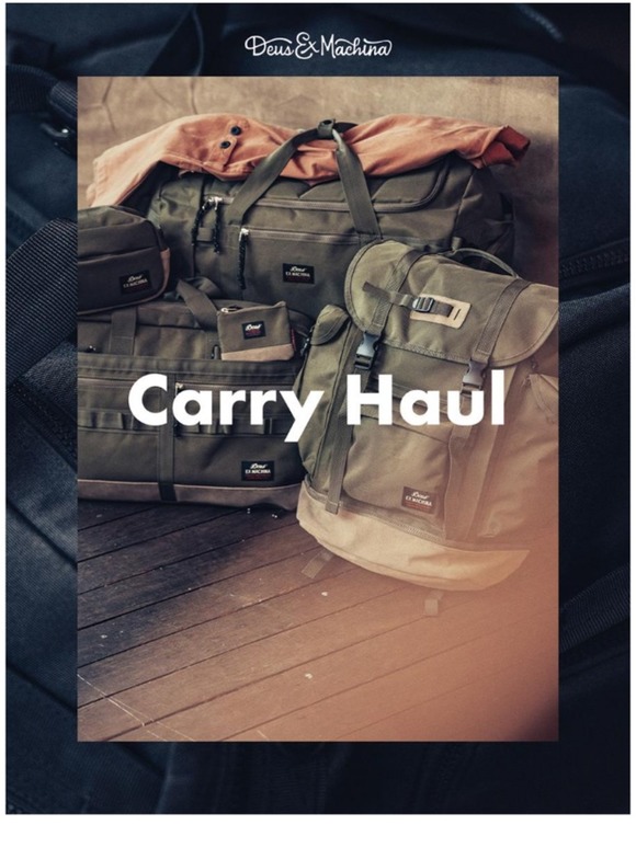 deus ex machina duffle bag
