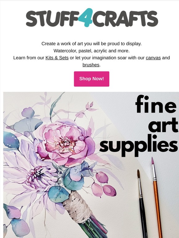 Watercolor, pastels and more. Art is Calling You!