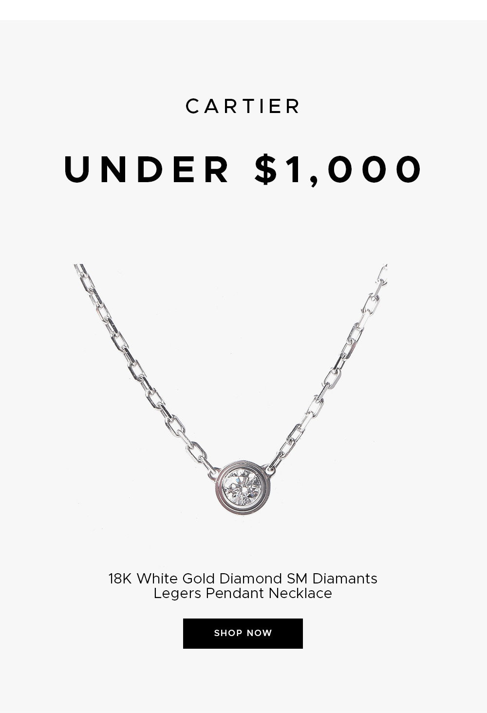 Fashionphile: Cartier, Under $1,000 