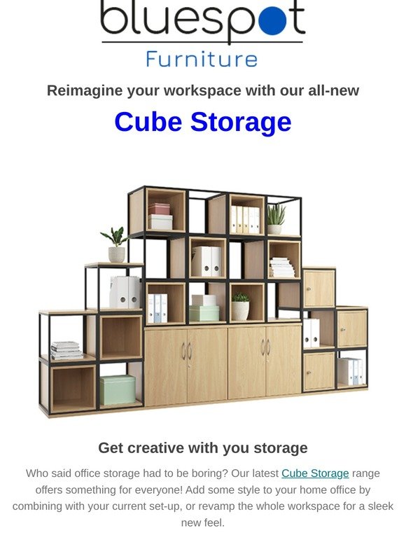 Get creative with all-new Cube Storage!