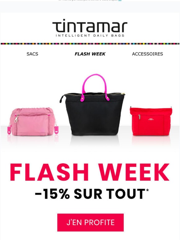 Flash Week ⚡ 15% de Réduction sur TOUT !
