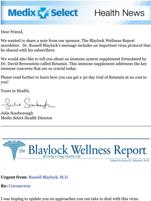 dr blaylock wellness report archives