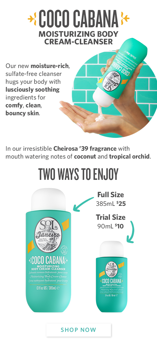 coco cabana body cream cleanser