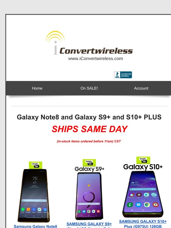 -🔥🔥~SHIPS NOW with FREE Shipping: Galaxy Phones with 📱MASSIVE SCREENS for Straight Talk.......FEW LEFT 🏃💨