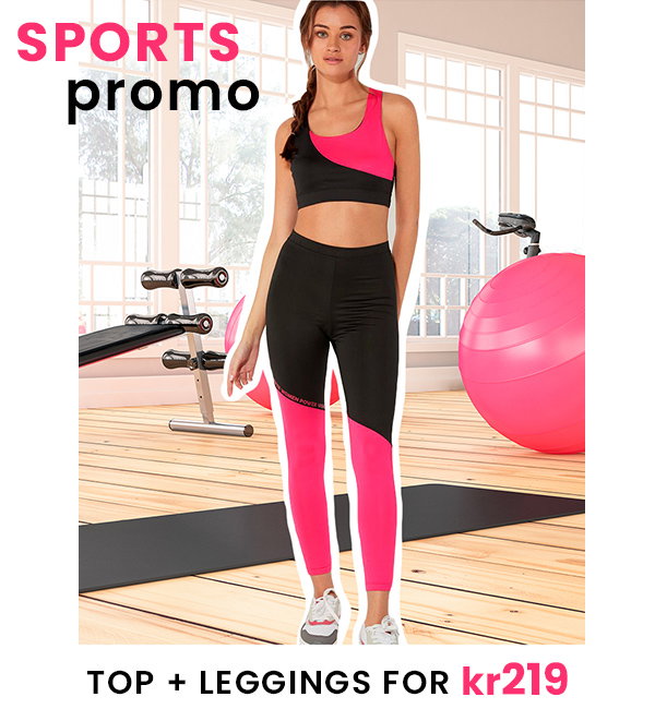 tezenis dk: Stay active: Top+leggings for kr219 promo | Milled