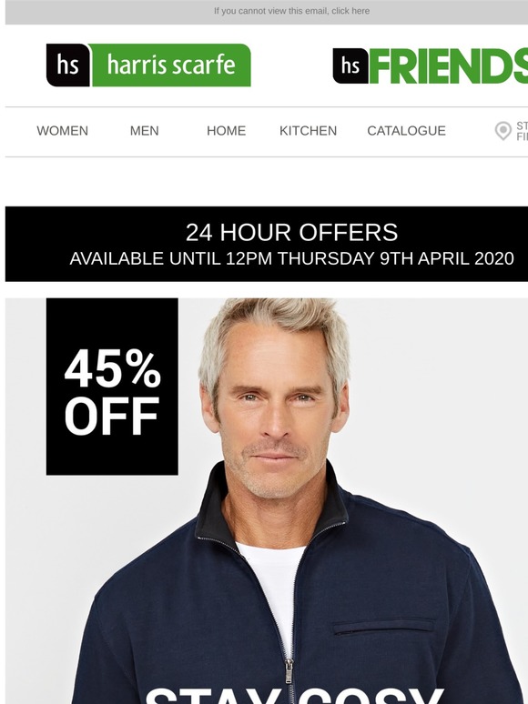 harris scarfe mens jumpers