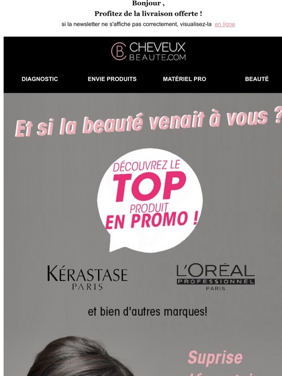 CheveuxBeaute : Profitez de la livraison offerte !