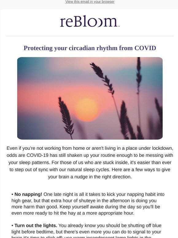 How to keep your circadian rhythm under control during COVID-19