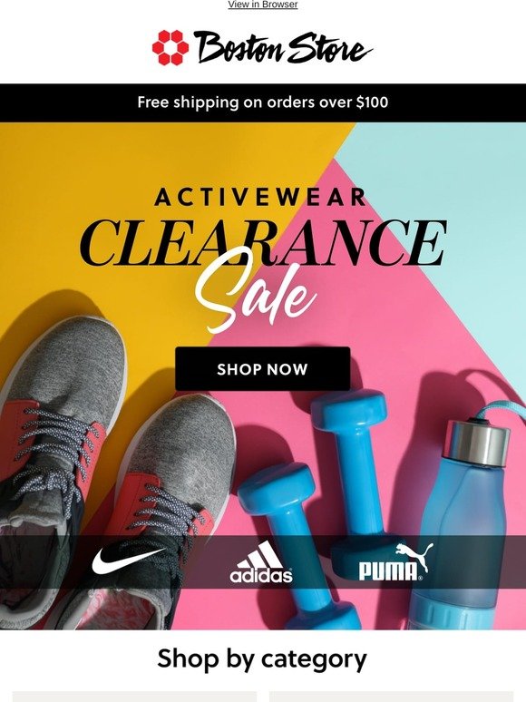 Activewear Clearance Sale