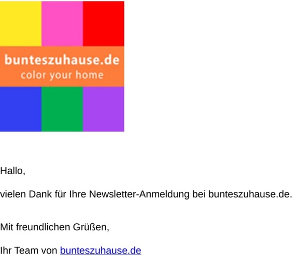 Vielen Dank für Ihre Newsletter-Anmeldung