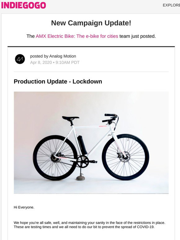 amx electric bike