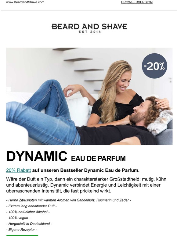 -20% Angebot - Dynamic Eau de Parfum