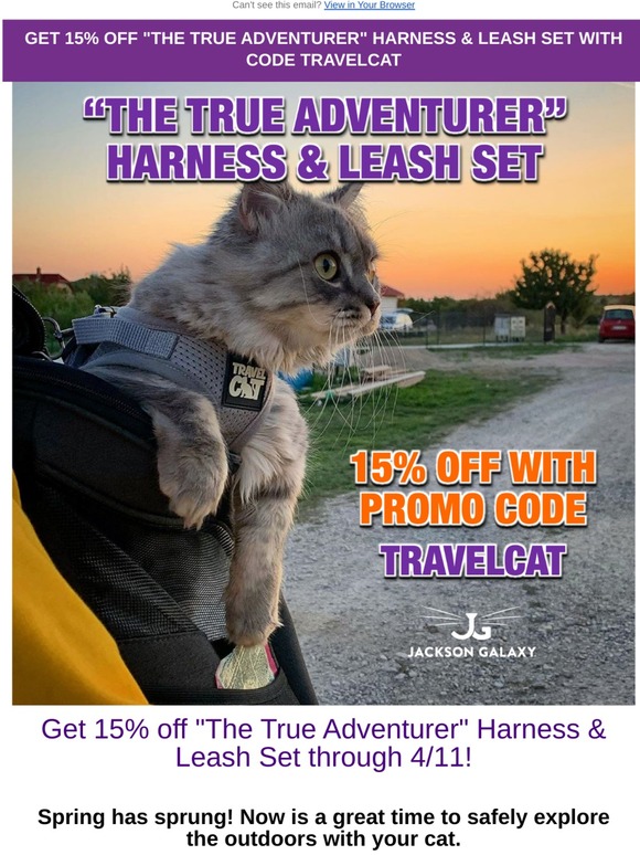jackson galaxy harness