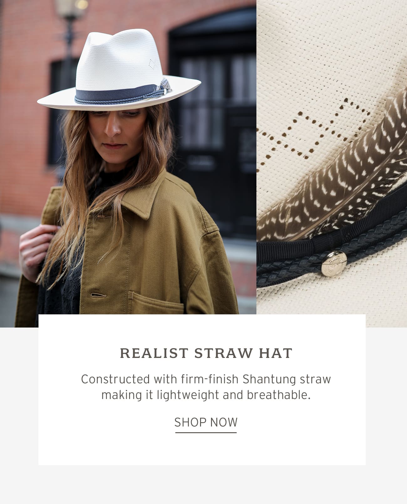 stetson realist straw hat