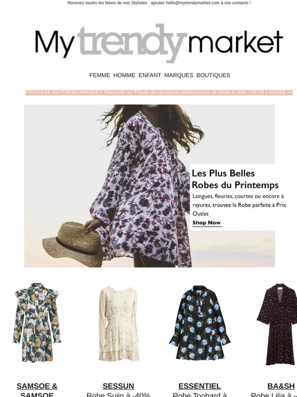 robes toutes marques