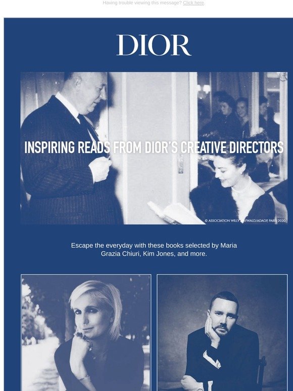 Dior What Dior Creative Directors Are Reading Now? Milled