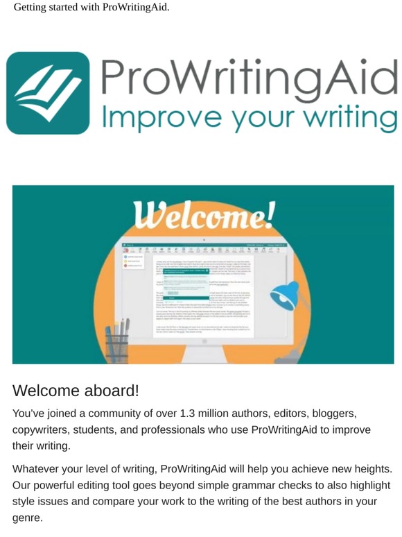 ProWritingAid Getting started with ProWritingAid Milled