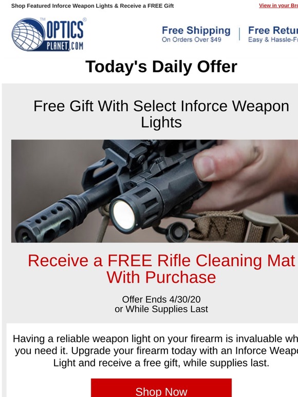 Free Rifle Cleaning Mat Milled
