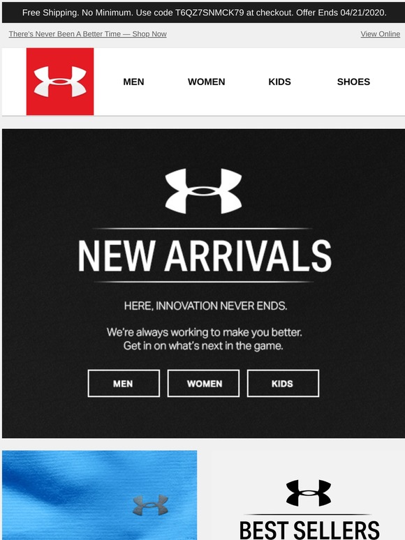 under armour free shipping code no minimum
