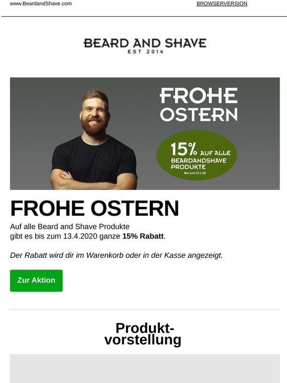Frohe Ostern -15% Aktion
