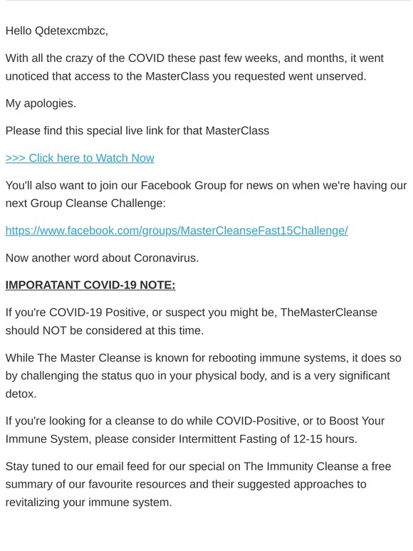 MasterClass Your Requested (LIVE NOW) - 3 Super Foods to Lose Weight FAST
