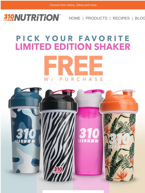 310 Nutrition 🐣 4 Options. Choose your [FREE] Shaker Cup! Milled