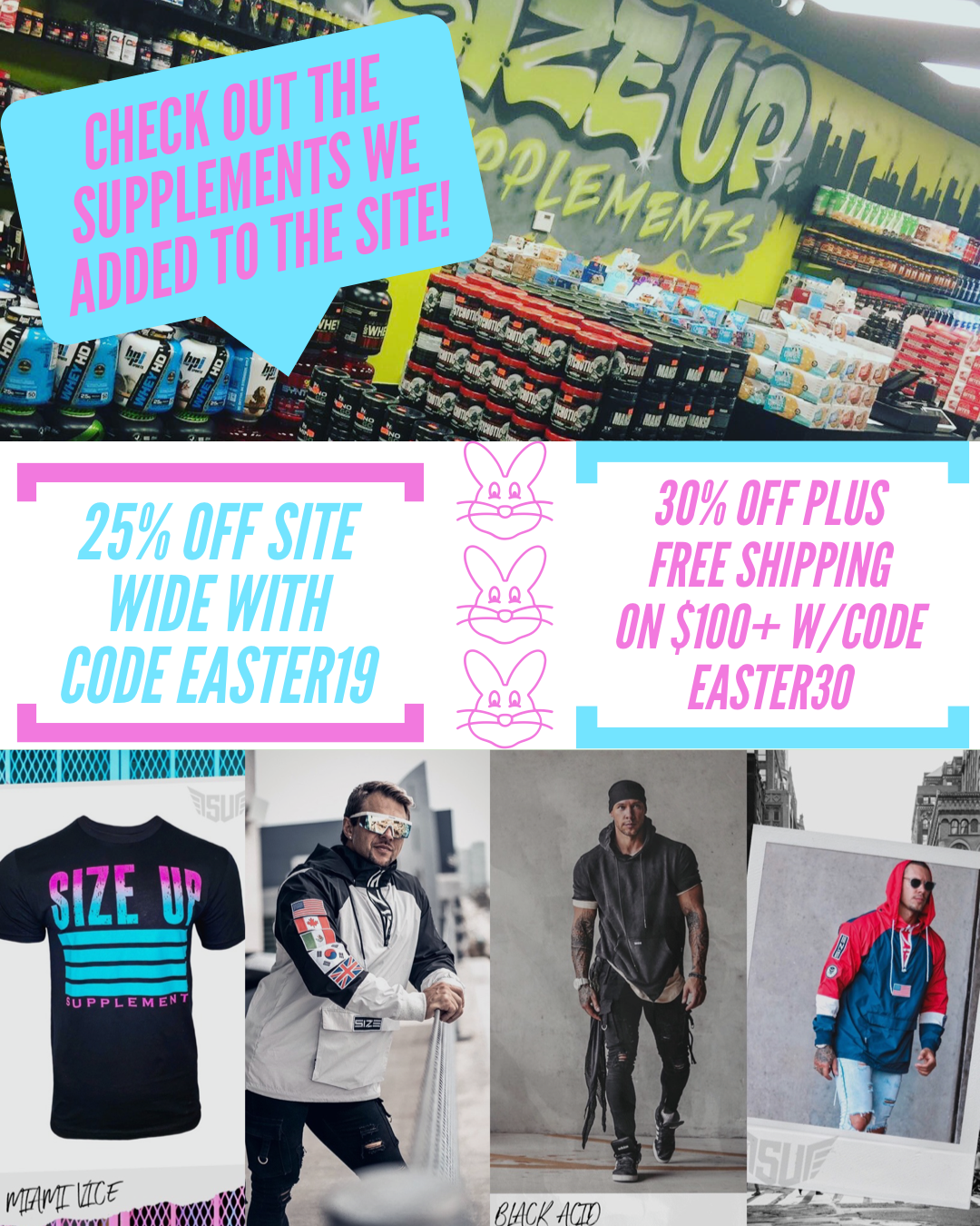 25% OFF SITE WIDE WITH CODE EASTER19