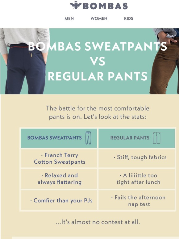 bombas men's sweatpants