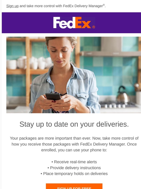 FedEx Office Receive important notifications and customize your home