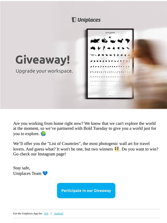 It's GIVEAWAY time 📣💙