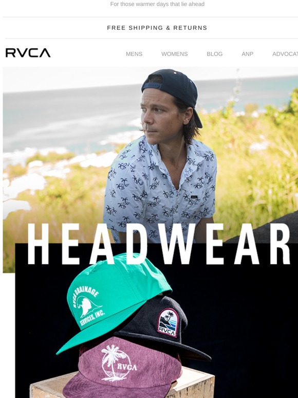 rvca sun cap