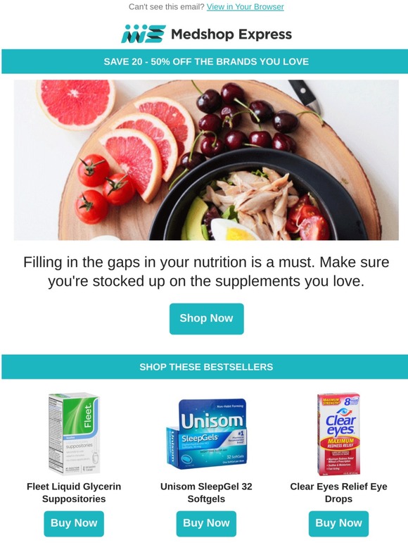 Maintain your healthy lifestyle with supplements