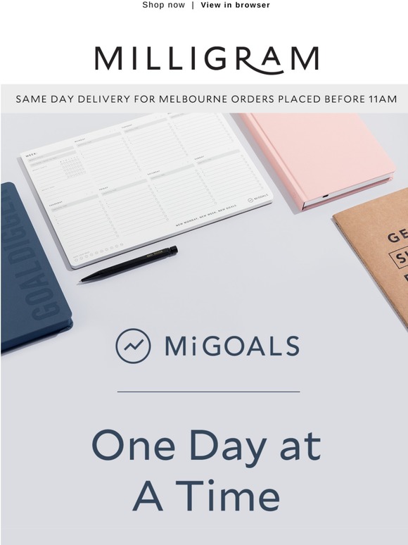 MiGoals: One day at a time