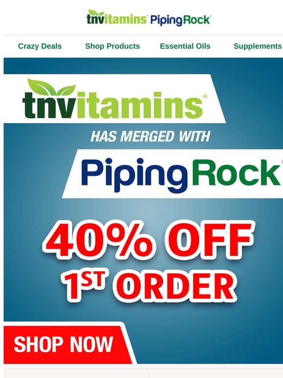 Shop Now! 40% off your 1st order