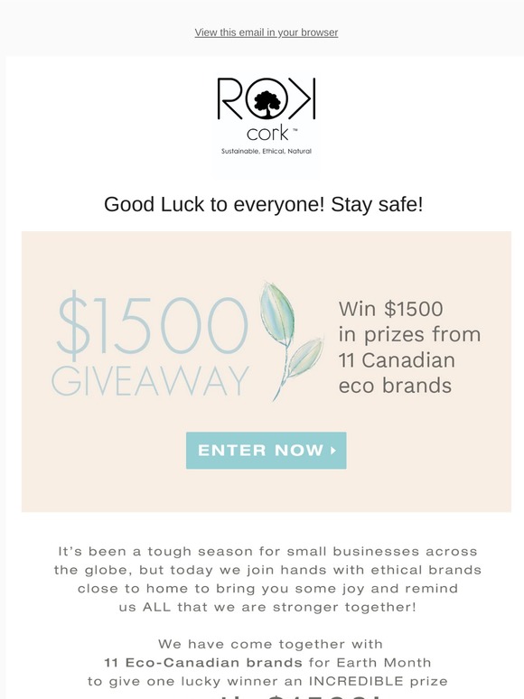 $1500 GIVEAWAY FOR EARTH MONTH CELEBRATION -  🌍