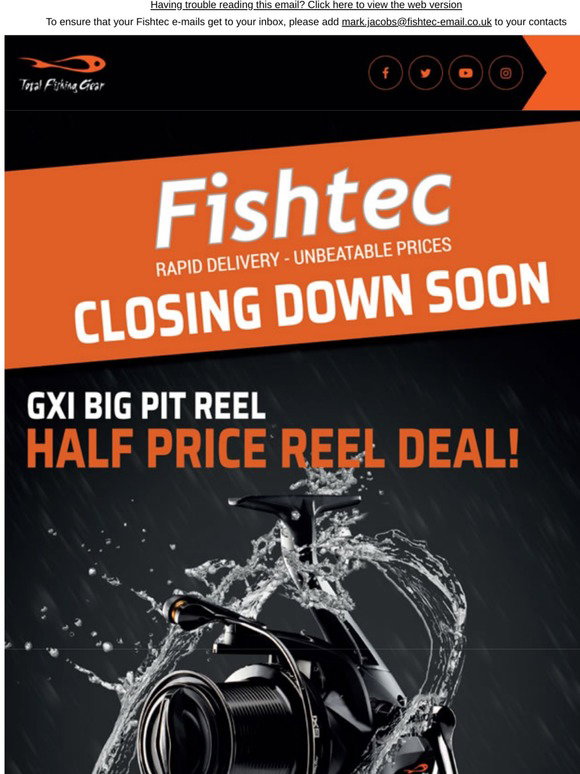 Fishtec: Half price waterproof fishing 