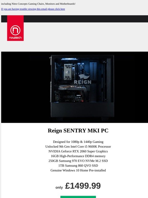 Reign Sentry PC, New USB Headsets In Stock and more.