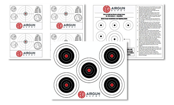 airgun depot free printable airgun targets milled