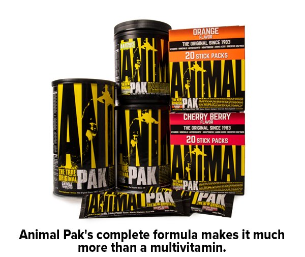 AnimalPak (US): Animal Pak Is Now Available In Stick Packs | Milled