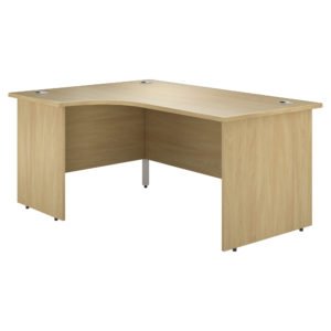 Woodgrain Valoir Panel End Corner Desk