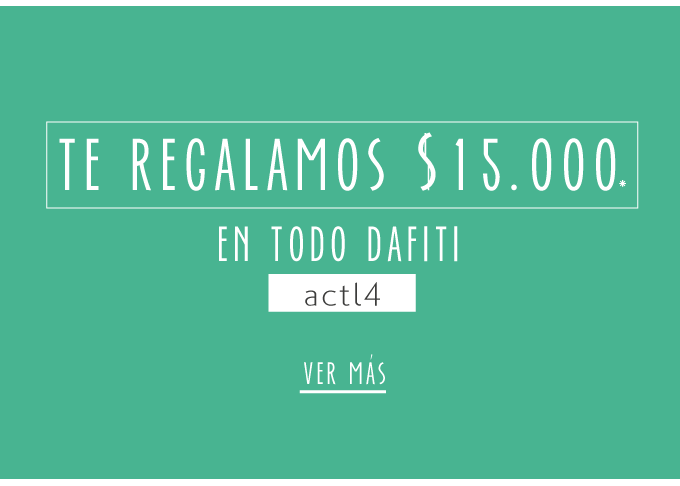 Dafiti: Te regalamos $15.000 para tu Primera Compra en TODO Dafiti  ¡Anímate! | Milled