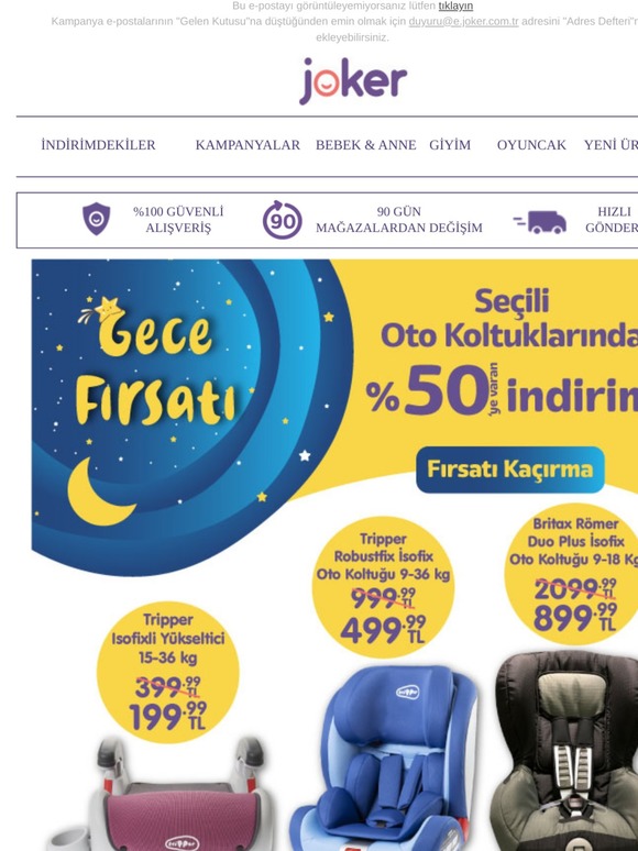 Gece Fırsatı Başladı! | Seçili Oto Koltuklarında %50'ye Varan İndirim!