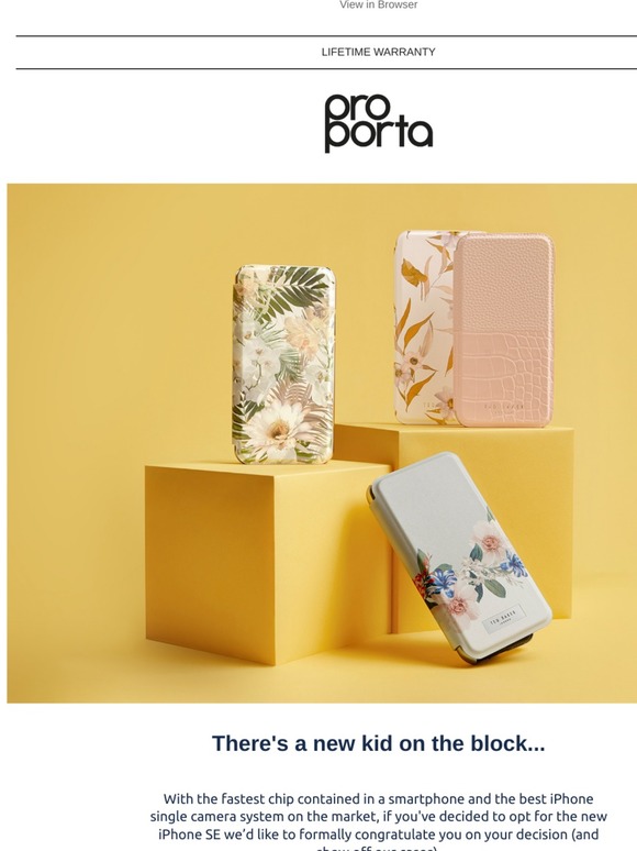 Discover the latest trend-led accessories for your new iPhone SE