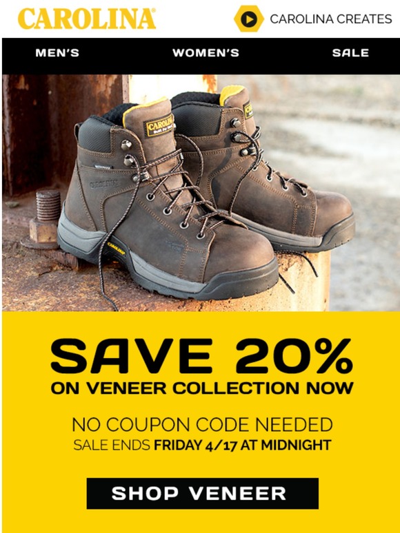 carolina boots coupon