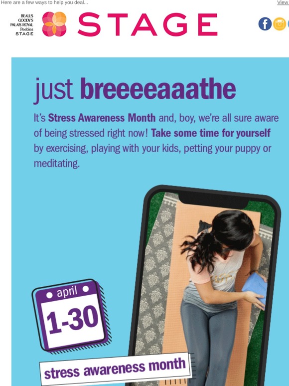 It's Stress Awareness Month! Who knew?