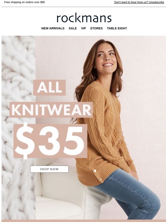 rockmans jumper sale