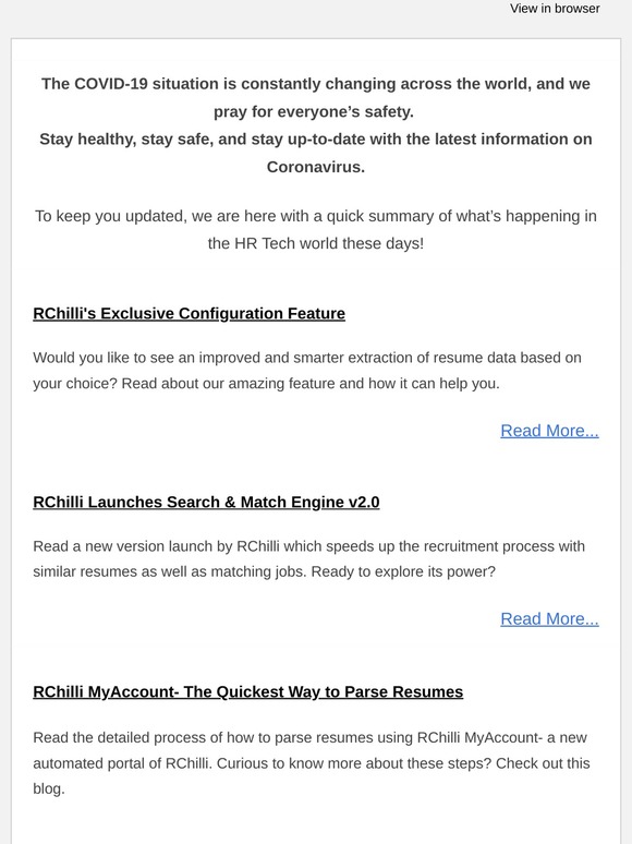 HR Tech Updates During COVID-19